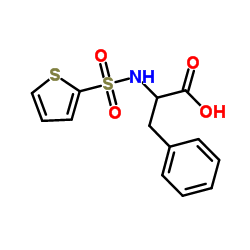 3-PHENYL-2-(THIOPHENE-2-SULFONYLAMINO)-PROPIONIC ACID structure