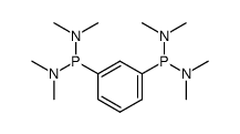 m-C6H4(P(N(CH3)2)2)2 Structure