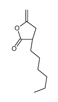 (3S)-3-hexyl-5-methylideneoxolan-2-one结构式