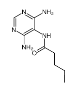 4,6-diamino-5-(pentanoylamino)pyrimidine Structure