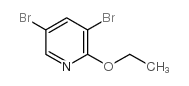 3,5-二溴-2-乙氧基吡啶结构式