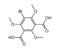 5-bromo-2,4,6-trimethoxy-isophthalic acid结构式