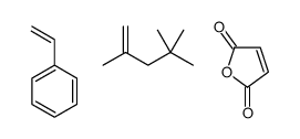 furan-2,5-dione,styrene,2,4,4-trimethylpent-1-ene结构式