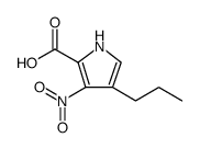 1H-Pyrrole-2-carboxylic acid, 3-nitro-4-propyl Structure