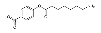 Heptanoic acid, 7-amino-, 4-nitrophenyl ester Structure