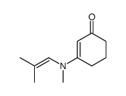 3-[methyl(2-methylprop-1-enyl)amino]cyclohex-2-en-1-one结构式