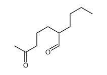 2-butyl-6-oxoheptanal Structure