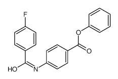 phenyl 4-[(4-fluorobenzoyl)amino]benzoate Structure