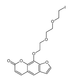 1-(psoralen-8-yloxy)-8-iodo-3,6-dioxaoctane Structure