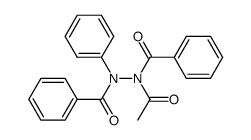 1-acetyl-2-phenyl-1,2-dibenzoylhydrazine Structure