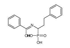 (1-benzamido-3-phenylpropyl)phosphonic acid Structure