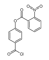 (4-carbonochloridoylphenyl) 2-nitrobenzoate Structure