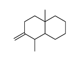 5,8a-dimethyl-6-methylidene-1,2,3,4,4a,5,7,8-octahydronaphthalene Structure