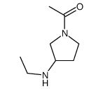 1-乙酰基-3-乙基氨吡咯烷结构式