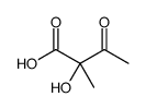 Butanoic acid, 2-hydroxy-2-methyl-3-oxo Structure