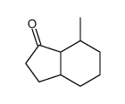 7-methyl-2,3,3a,4,5,6,7,7a-octahydroinden-1-one Structure