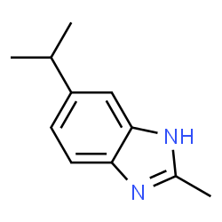 Benzimidazole, 5(or 6)-isopropyl-2-methyl- (7CI) picture