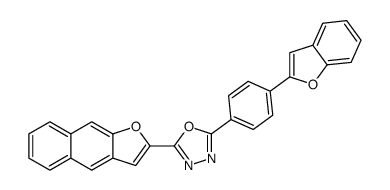 2-[4-(2-benzofuryl)phenyl]-5-naphtho[2,3-b]furan-2-yl-1,3,4-oxadiazole picture