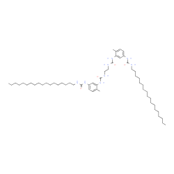 N,N''-ethylenebis[N'-[2-methyl-5-[[(octadecylamino)carbonyl]amino]phenyl]urea] Structure