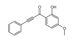 1-(2-Hydroxy-4-methoxyphenyl)-3-phenylpropyn-1-one Structure