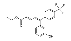 Ethyl (2E,4Z)-5-(3-hydroxyphenyl)-5-[4-(trifluoromethyl)phenyl]-2,4-pentadienoate结构式