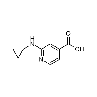 2-(环丙基氨基)异烟酸结构式