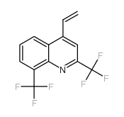 2,8-BIS(TRIFLUOROMETHYL)-4-VINYLQUINOLINE Structure