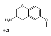 6-METHOXY-THIOCHROMAN-3-YLAMINE HYDROCHLORIDE Structure