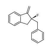 (S)-2-benzyl-2-fluoro-1-methylen-indan Structure