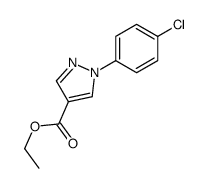 ethyl 1-(4-chlorophenyl)-1H-pyrazole-4-carboxylate Structure