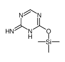 4-trimethylsilyloxy-1,3,5-triazin-2-amine Structure