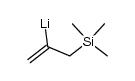 1-(Trimethylsilyl)propenyllithium Structure