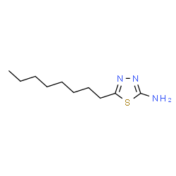 5-Octyl-1,3,4-thiadiazol-2-amine Structure