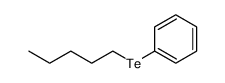 pentyl phenyl telluride Structure