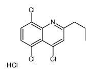 2-Propyl-4,5,8-trichloroquinoline hydrochloride Structure