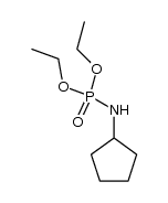 diethyl N-cyclopentylphosphoramidate结构式