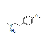 1-(4-Methoxyphenethyl)-1-methylhydrazine Structure