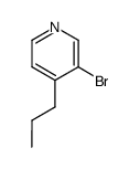 3-bromo-4-propylpyridine Structure