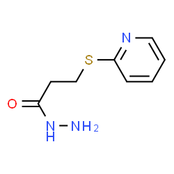 Propanoic acid, 3-(2-pyridinylthio)-, hydrazide (9CI)结构式