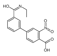 4-[3-(ethylcarbamoyl)phenyl]-2-nitrobenzoic acid Structure