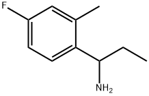 1-(4-fluoro-2-methylphenyl)propan-1-amine结构式