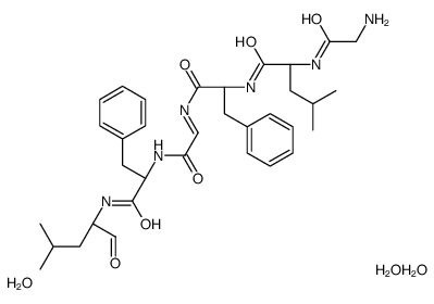 cyclo(phenylalanyl-leucyl-glycyl-leucyl-phenylalanyl-glycyl) Structure