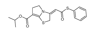 S-phenyl (7-isopropoxycarbonyl-2,3,5,6-tetrahydropyrrolo-[2,1-b]thiazol-3-ylidene)thioacetate Structure