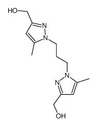 (propane-1,3-diylbis(5-methyl-1H-pyrazole-1,3-diyl))dimethanol Structure