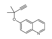 6-(2-methylbut-3-yn-2-yloxy)quinoline结构式