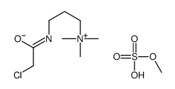 3-[(2-chloroacetyl)amino]propyl-trimethylazanium,methyl sulfate Structure