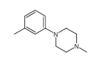 Piperazine, 1-methyl-4-(3-methylphenyl)- (9CI)结构式