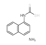 (naphthalen-1-ylamino)methanedithioic acid structure