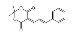 2,2-Dimethyl-5-(3-phenyl-2-propen-1-ylidene)-1,3-dioxane-4,6-dion e Structure