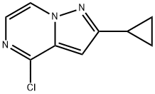 4-chloro-2-cyclopropylpyrazolo[1,5-a]pyrazine Structure